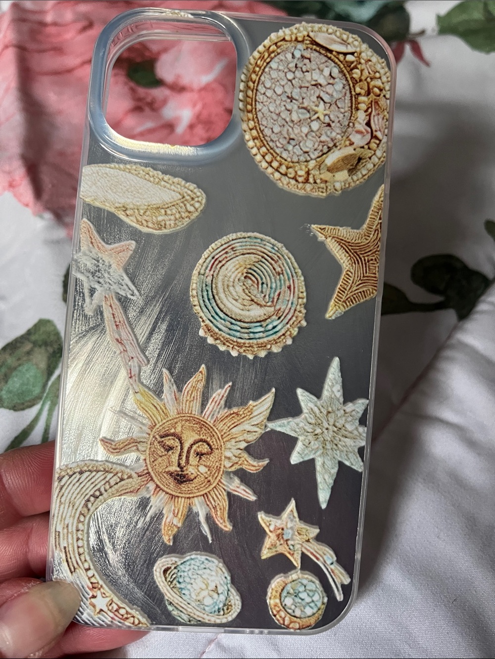 Sun Moon and Stars Phone Case for iPhone 13